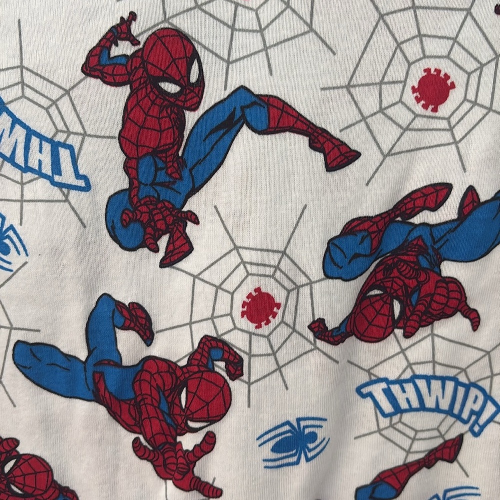 NWT Marvel Spiderman 2 cotton pajamas set.  Size 10. - Picture 3 of 6